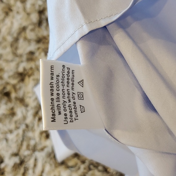 Isaac Mizrahi Size 14 Cotton Dress Shirt - Picture 3 of 5